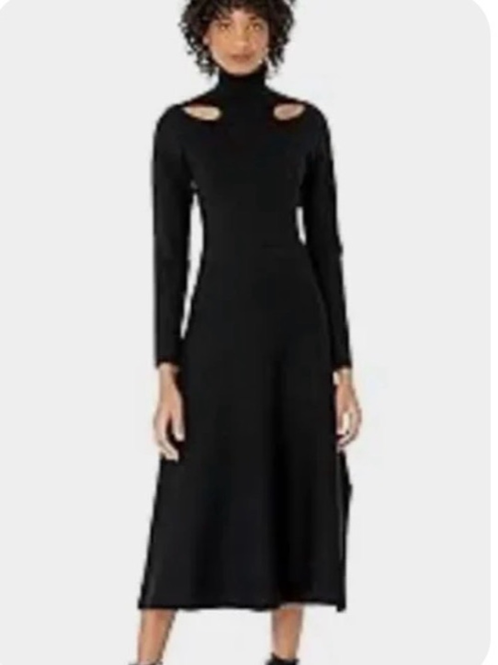 NWT JAson Wu Long-Sleeve Cut-Out Sweater Dress - Classic Women's Knit